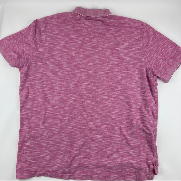 Cremieux Classics Polo Mens XXL Pink Striped Short Sleeve - Picture 8 of 8